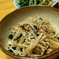 ハチワレねこ's cooksnap of when they made もやしのピリ辛しらす和え.
