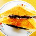 EIKORIAN's cooksnap of when they made クロワッサンたい焼き風♪.