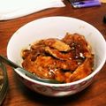 よしみるく's cooksnap of when they made 豚ロースの蒲焼き丼.