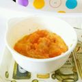 しじみごはん's cooksnap of when they made 離乳食*中期～『納豆入りイエローサラダ』.