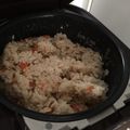 たまのじゃく's cooksnap of when they made ラーメンスープで簡単炊き込みごはん♪.