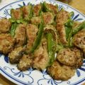 ピーチ♡チョコレート's cooksnap of when they made 超ズボラなしいたけ＆ピーマンの肉詰め☆.