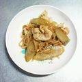 ちきakki's cooksnap of when they made ご飯に合う！豚バラとごぼうで濃いウマ炒め.