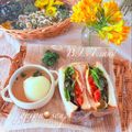 のん♪♪のん's cooksnap of when they made 萌え断♡作り易く食べ易い✿BLTサンド✿.