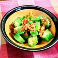 SP♪'s cooksnap of when they made お弁当に！簡単・おくらの梅おかか和え.