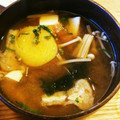 ささなお's cooksnap of when they made 大根菜と揚げのお味噌汁.