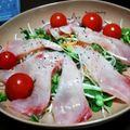 こんて蛙's cooksnap of when they made 簡単★白身魚お刺身パックでカルパッチョ！.