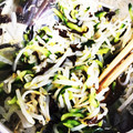 asamimimi's cooksnap of when they made きゅうりともやしとキクラゲの酢の物.