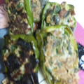 大食い家族's cooksnap of when they made ピーマンギョウザ.