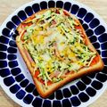 YUZVIO's cooksnap of when they made ズッキーニトースト.