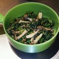 ももた♪ろう's cooksnap of when they made ◆糖質制限◆ほうれん草としめじの胡麻和え.