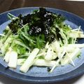 ☆nyan10ka☆'s cooksnap of when they made 山芋と水菜の梅昆布茶和え.