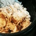 かす”お's cooksnap of when they made 【男料理／保存用】土鍋で炊く！舞茸ごはん.