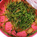 ★みーちゃんママ★'s cooksnap of when they made 豆苗とキムチのごま和え.
