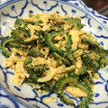 コモドラ's cooksnap of when they made 簡単！ゴーヤと卵の味噌炒め.