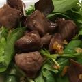 みっつの紅茶's cooksnap of when they made 砂肝のにんにく炒め（茹でて灰汁抜き）.