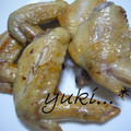 yukiはぴ's cooksnap of when they made 魚焼きグリルで簡単～✿手羽先の塩焼き✿.