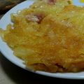 Rin081's cooksnap of when they made 簡単＊じゃが芋ベーコンチーズガレット＊.