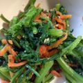 クック08NA6H☆'s cooksnap of when they made 春菊のゴマ和え.