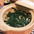 Verona's cooksnap of when they made 豚ニラもやしの土鍋蒸し ポン酢を添えて.
