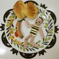puniＫ's cooksnap of when they made ハロウィン★顔DEKAフランケン君！.