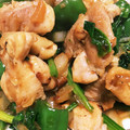 クックF8V8HD☆'s cooksnap of when they made ガパオ風鶏とほうれん草のエスニック炒め.