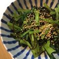 ぴぴり's cooksnap of when they made 簡単♪塩昆布で小松菜ナムル.