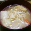 あ～ちゃんさ～ちゃん's cooksnap of when they made 切干大根・麩・油揚げの味噌汁.