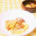 あ～ちゃんさ～ちゃん's cooksnap of when they made 竹輪の卵とじ　南蛮タレで＊*.