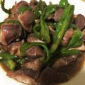 ayaka_mom's cooksnap of when they made ピーマンと砂ズリのオイスターソース炒め.