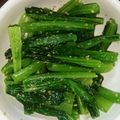 ako❀'s cooksnap of when they made 小松菜のナムル.