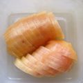 purekomama's cooksnap of when they made ヤーコンを甘味噌で漬物に☆.