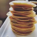 蒼月Atsuki's cooksnap of when they made ヨーグルト消費！モチフワパンケーキ！.