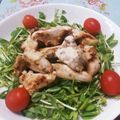 ☆ぴよぴよママ☆'s cooksnap of when they made 鶏胸肉のボリュームサラダ.