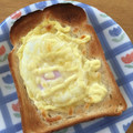 michinisa's cooksnap of when they made エッグちーまよトースト.