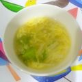 わたるんママ's cooksnap of when they made 節約節約～♪　レタスの外葉deスープ.
