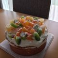 uemuraay's cooksnap of when they made 不器用さんでも大丈夫！ネイキッドケーキ♡.