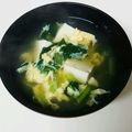 taako1552's cooksnap of when they made 小松菜と豆腐のすまし汁.
