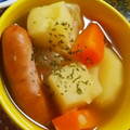 ◇紗羅◇'s cooksnap of when they made ソーセージとざく切り野菜のポトフ.