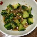 クックVDBTPM☆'s cooksnap of when they made キュウリの簡単おつまみ.