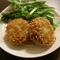 ガチャピン0321's cooksnap of when they made ☆さつまいものコロコロコロッケ☆.