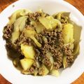 ひめポ's cooksnap of when they made ジャガイモのカレーそぼろ煮.