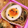 ぽめchan's cooksnap of when they made ひよこちゃんお弁当♪味玉☆キャラ弁.
