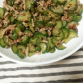 美花月's cooksnap of when they made びっくり!?きゅうりの炒め.