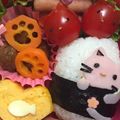 holy178's cooksnap of when they made キャラ弁に！ストローで簡単！可愛い猫の手.