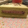 ひもすどり's cooksnap of when they made 抹茶＆あずきの宇治金時風ケーキ.