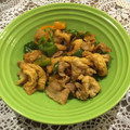 クックU1GC80☆'s cooksnap of when they made 豚肉とピーマン、油揚げの生姜焼き風.