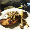 夏蜜柑©'s cooksnap of when they made 簡単鮭のムニエルとエリンギバター醤油炒め.