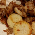 ☆みなママ☆'s cooksnap of when they made 里いもと豚肉の塩炒め.