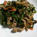朋菜まま's cooksnap of when they made ピーマンと豚こまのこってり炒め☺.